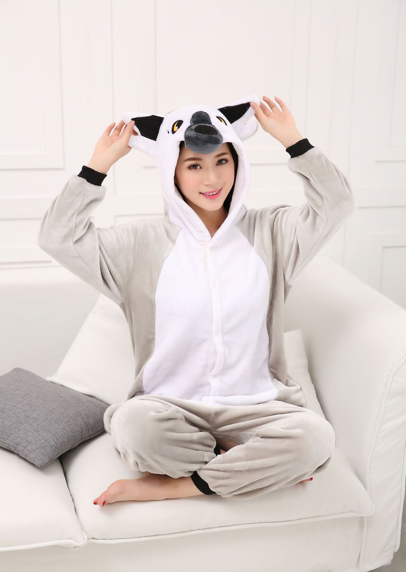 Пижама Кигуруми взрослая BearWear Лемур New 175 - 185 см Серый (K1W1-0184, Пижама Кигуруми взрослая BearWear Лемур New XL 175 - 185 см Серый (K1W1-0184-XL)
Пижама Кигуруми взрослая BearWear Лемур New 175 - 185 см Серый (K1W1-0184, Пижама Кигуруми взрослая BearWear Лемур New XL 175 - 185 см Серый (K1W1-0184-XL)