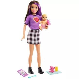 Кукла Барби Скиппер и младенец Barbie Skipper Babysitters Inc. - Brown Purple Hair
Кукла Барби Скиппер и младенец Barbie Skipper Babysitters Inc. - Brown Purple Hair