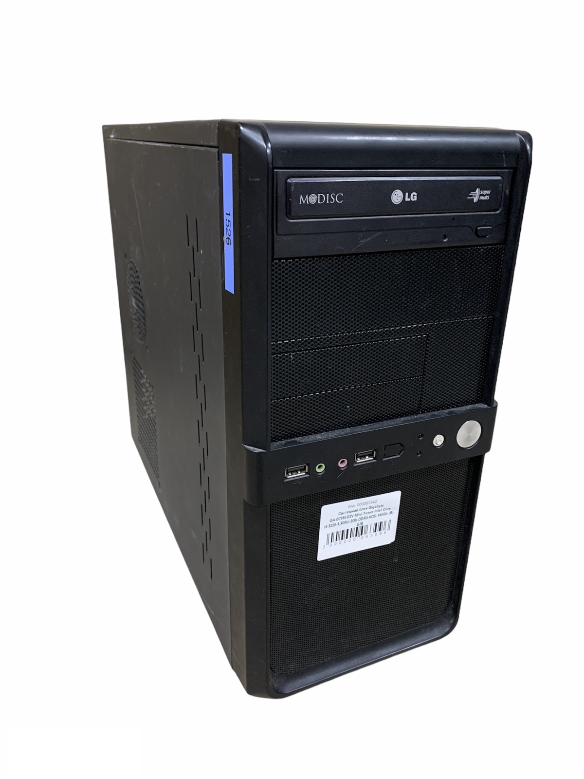 Системний блок-Gigabyte GA-B75M-D2V-Mini-Tower-Intel Core i3-3220-3,3GHz-2Gb-DDR3-HDD-160Gb-(B)- Б/У
Системний блок-Gigabyte GA-B75M-D2V-Mini-Tower-Intel Core i3-3220-3,3GHz-2Gb-DDR3-HDD-160Gb-(B)- Б/У