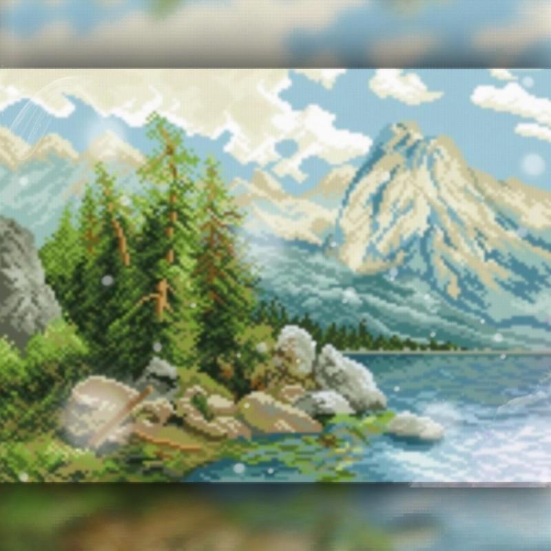 Алмазная вышивка мозаика The Wortex Diamonds Горный пейзаж 40x50см TWD30028L полная зашивка квадратные стразы. Набор алмазной вышивки
Алмазная вышивка мозаика The Wortex Diamonds Горный пейзаж 40x50см TWD30028L полная зашивка квадратные стразы. Набор алмазной вышивки