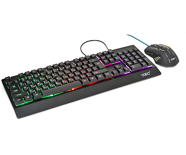 Проводная игровая клавиатура c динамичной RGB подсветкой и мышкой KEYBOARD UKC 4958 (4958)
Проводная игровая клавиатура c динамичной RGB подсветкой и мышкой KEYBOARD UKC 4958 (4958)