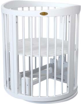 Кроватка трансформер IngVart Smart Bed Round Moon с широкими бортами белая (4729003)
Кроватка трансформер IngVart Smart Bed Round Moon с широкими бортами белая (4729003)