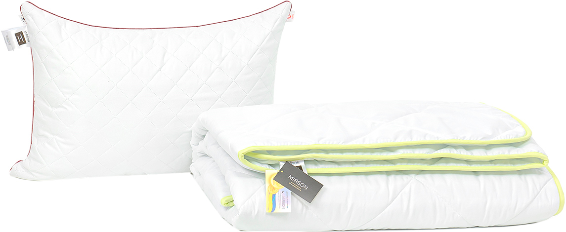Набор антиаллергенный MirSon Eco Silk Зима Eco Silver №4010 одеяло 155х215 + подушка 50х70 средняя 
Набор антиаллергенный MirSon Eco Silk Зима Eco Silver №4010 одеяло 155х215 + подушка 50х70 средняя