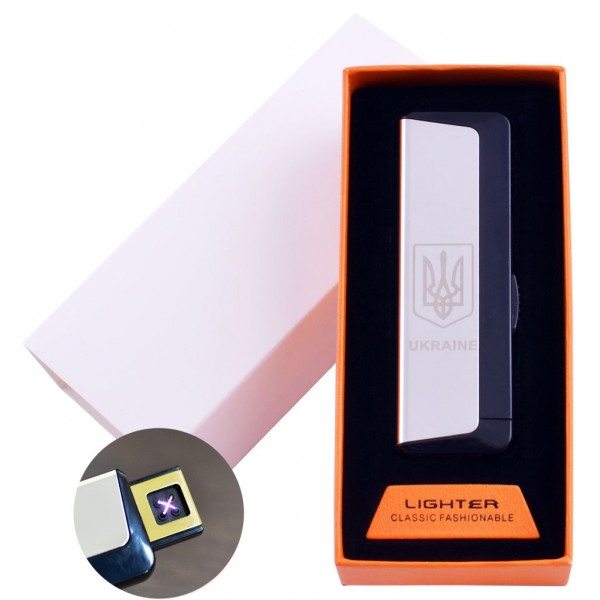 Электроимпульсная зажигалка в подарочной упаковке Ukraine (Двойная молния, USB) №HL-62 Silver
Электроимпульсная зажигалка в подарочной упаковке Ukraine (Двойная молния, USB) №HL-62 Silver