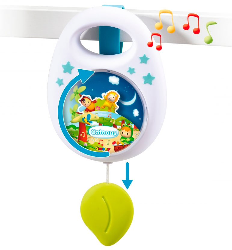 Музыкальная механическая подвеска Smoby Toys Cotoons Спокойной ночи blue (110100)
Музыкальная механическая подвеска Smoby Toys Cotoons Спокойной ночи blue (110100)