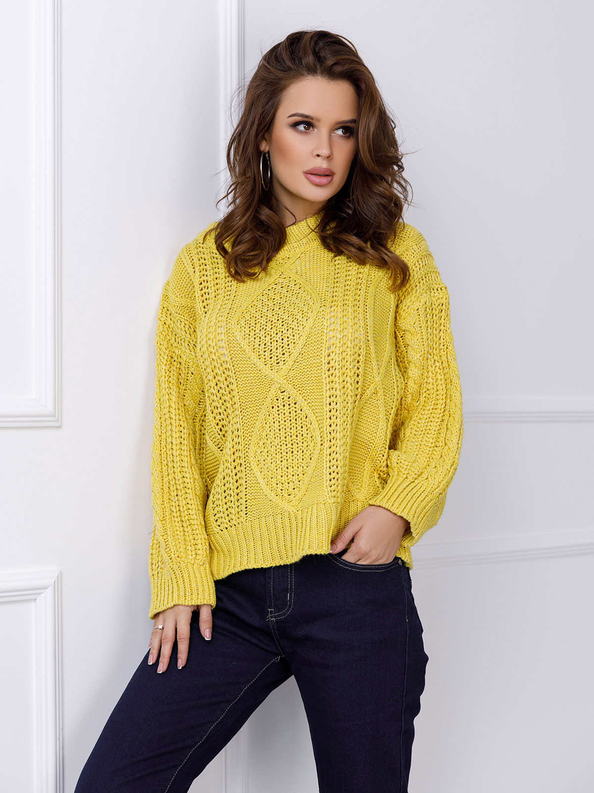 Джемпер Magnet WN20-14 M Желтый 
Джемпер Magnet WN20-14 M Желтый