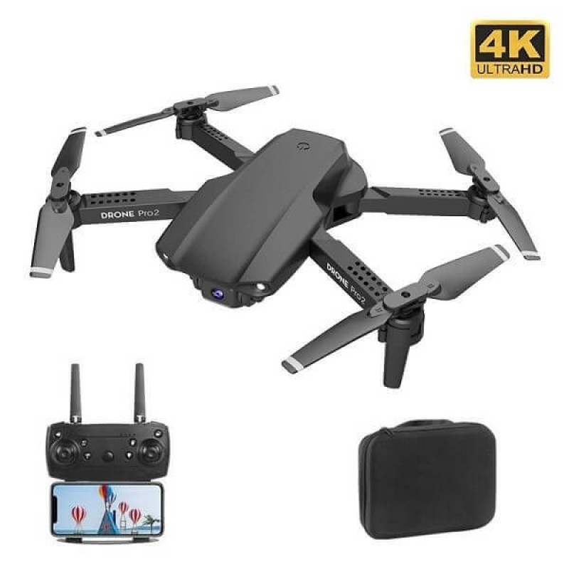 Квадрокоптер E99 Pro2 Black – дрон з 4K і HD камерами, FPV, оптичне позиціонування, до 20 хв. + кейс
Квадрокоптер E99 Pro2 Black – дрон з 4K і HD камерами, FPV, оптичне позиціонування, до 20 хв. + кейс