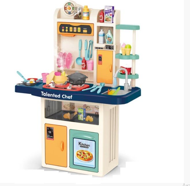 Кухня игровая Talented Chef кухня детская с водой холодным паром эффектом горящего газа на 74 предмета 922-108
Кухня игровая Talented Chef кухня детская с водой холодным паром эффектом горящего газа на 74 предмета 922-108