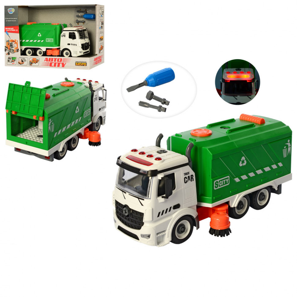 Детский игровой конструктор на шурупах Limo Toy City Development Зеленая уборочная машина + раскладная турбощетка и отвертка
Детский игровой конструктор на шурупах Limo Toy City Development Зеленая уборочная машина + раскладная турбощетка и отвертка