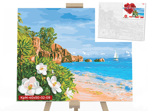 Картина по номерам Danko Toys Морской пейзаж 40х50см KpNe-40х50-02-09, в коробке
Картина по номерам Danko Toys Морской пейзаж 40х50см KpNe-40х50-02-09, в коробке