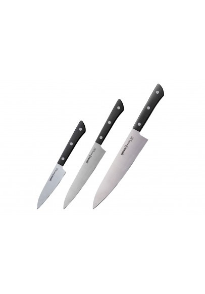 НАБОР ИЗ 3-Х КУХОННЫХ НОЖЕЙ (ОВОЩНОЙ, УНИВЕРСАЛЬНЫЙ, ШЕФ), SAMURA "HARAKIRI" (SHR-0220B)
НАБОР ИЗ 3-Х КУХОННЫХ НОЖЕЙ (ОВОЩНОЙ, УНИВЕРСАЛЬНЫЙ, ШЕФ), SAMURA "HARAKIRI" (SHR-0220B)