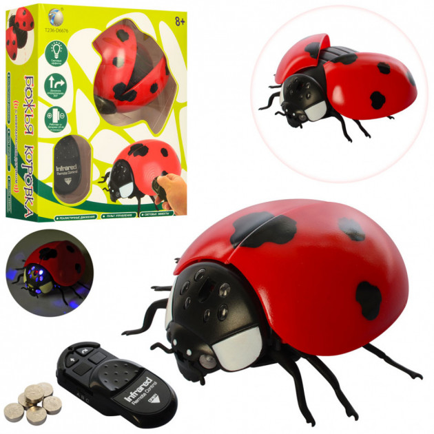 Интерактивная Божья Коровка на пульте управления Best Fun Toys, Многофункциональная радиоуправляемая игрушка со световыми эффектами, 8,8*4,5*4,5 см
Интерактивная Божья Коровка на пульте управления Best Fun Toys, Многофункциональная радиоуправляемая игрушка со световыми эффектами, 8,8*4,5*4,5 см