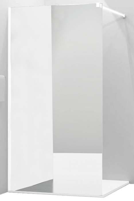 Душевая кабина Mexen Walk-In Kioto зеркальная 90х200см, белая (kioto-glass-white-90)
Душевая кабина Mexen Walk-In Kioto зеркальная 90х200см, белая (kioto-glass-white-90)