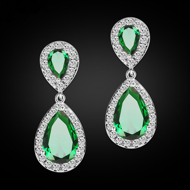 Свадебные серьги Капельки DiaDemaGrand Серебряный с зеленым камнем (041656-15-7)
Свадебные серьги Капельки DiaDemaGrand Серебряный с зеленым камнем (041656-15-7)