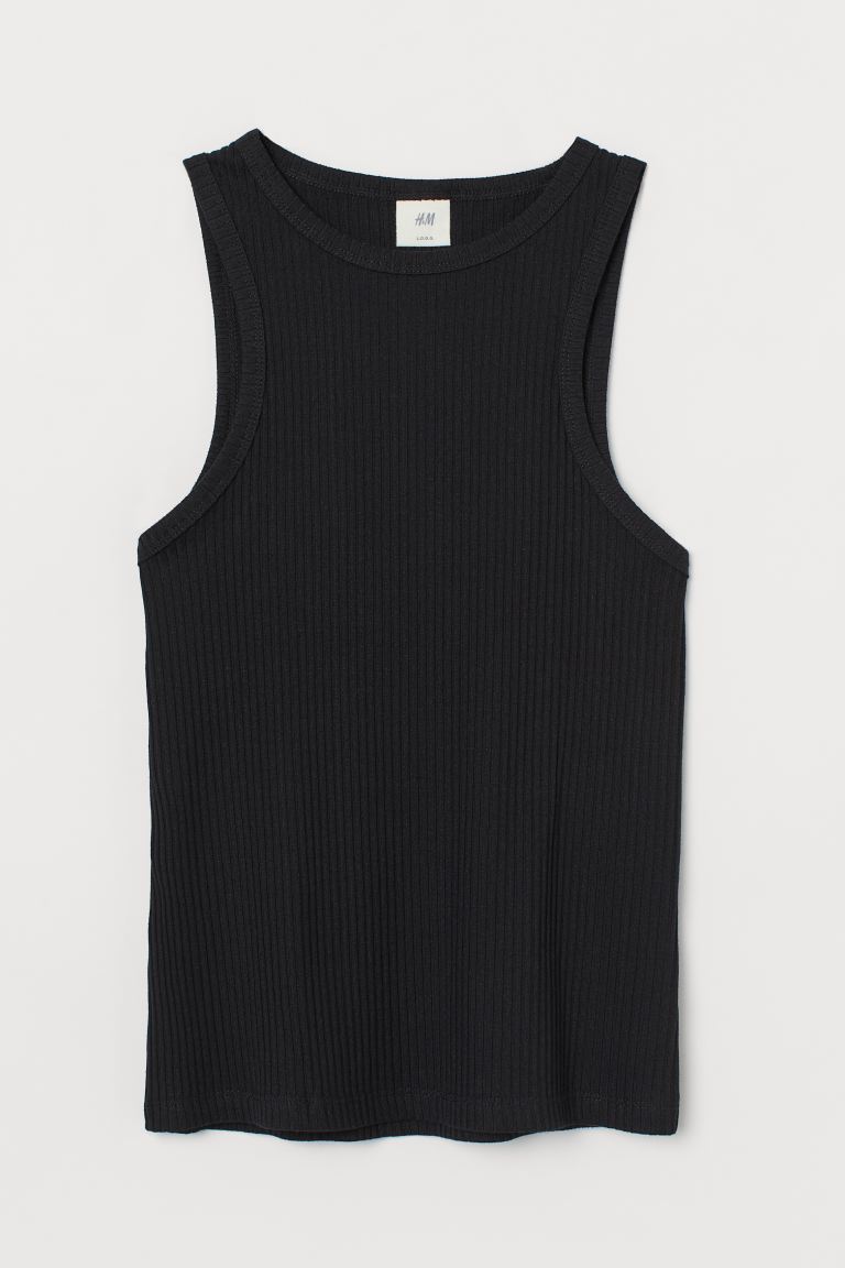 Майка из рельефного трикотажа H& Черный, Майка из рельефного трикотажа H&M M Черный
Майка из рельефного трикотажа H& Черный, Майка из рельефного трикотажа H&M M Черный