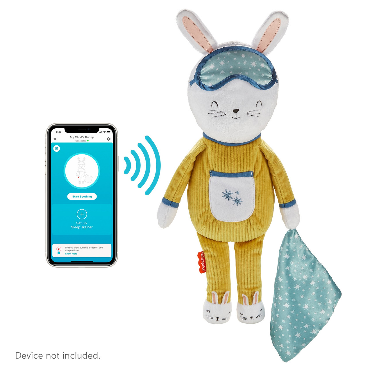 Плюшевый музыкальный кролик Фишер-прайс Fisher-Price Hoppy Dreams Soother and Sleep Trainer
Плюшевый музыкальный кролик Фишер-прайс Fisher-Price Hoppy Dreams Soother and Sleep Trainer