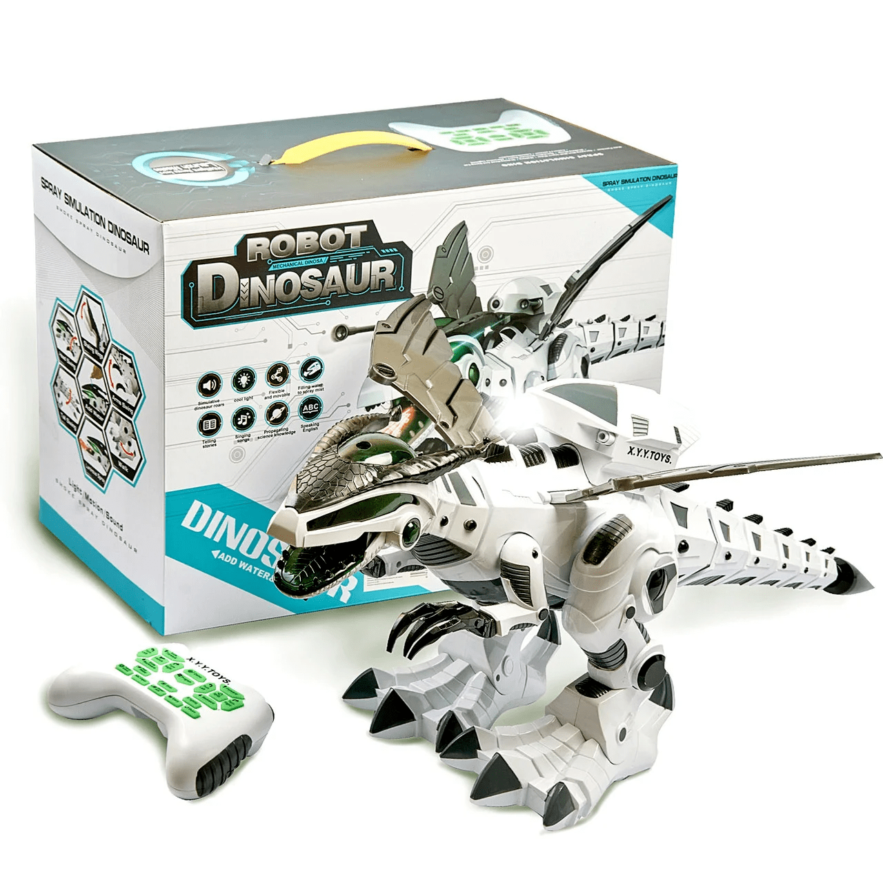 Робот - динозавр. Умная интерактивная игрушка для вашего малыша..
Робот - динозавр. Умная интерактивная игрушка для вашего малыша..