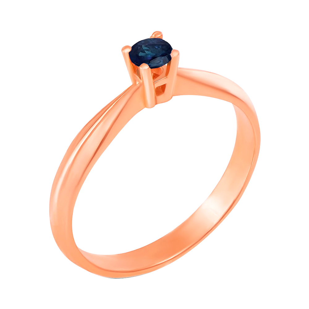 Кольцо из красного золота с сапфиром 000131177 16 размера
Кольцо из красного золота с сапфиром 000131177 16 размера