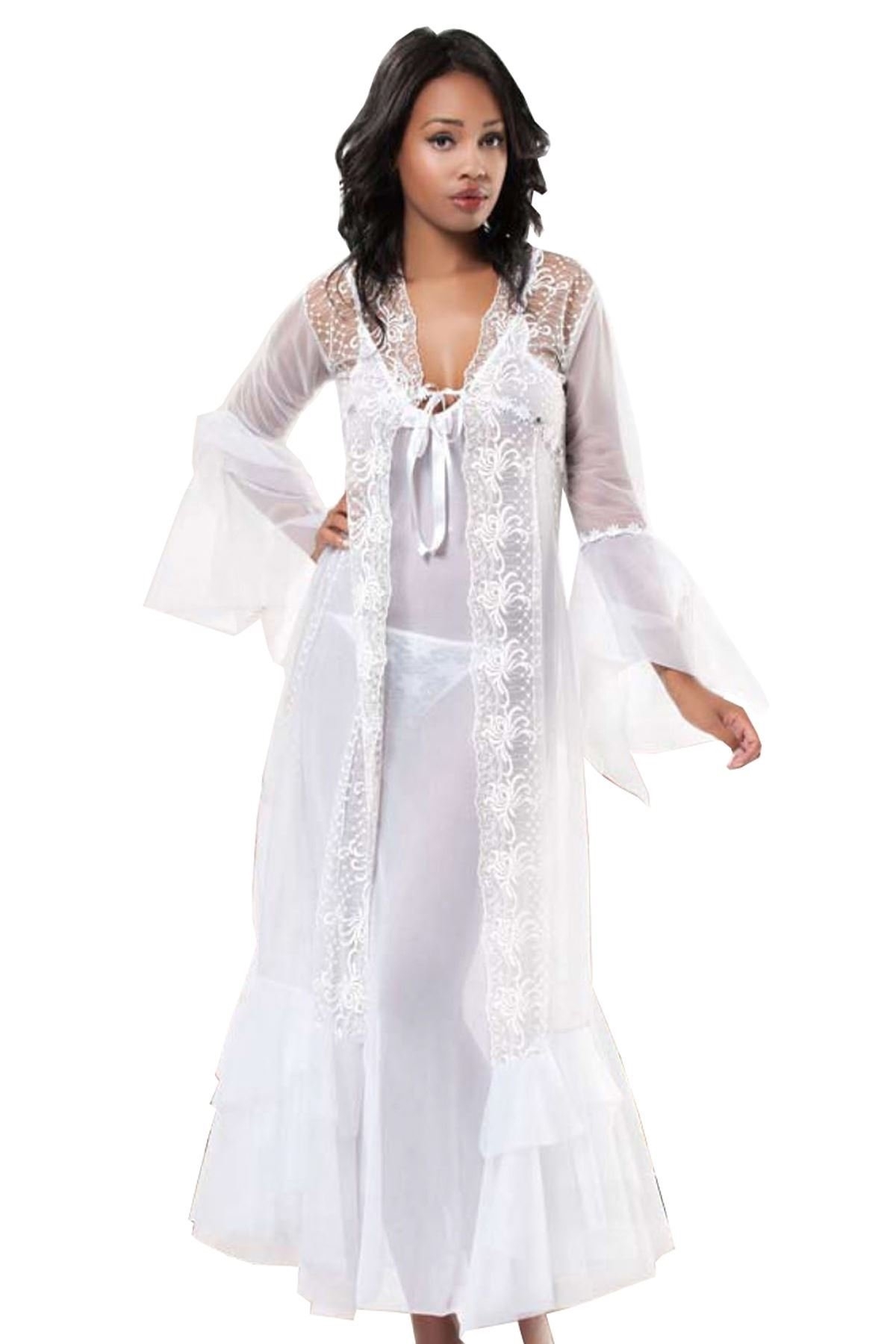 Комплект сорочка та пеньюар Sistina 1485 S/M Белый
Комплект сорочка та пеньюар Sistina 1485 S/M Белый