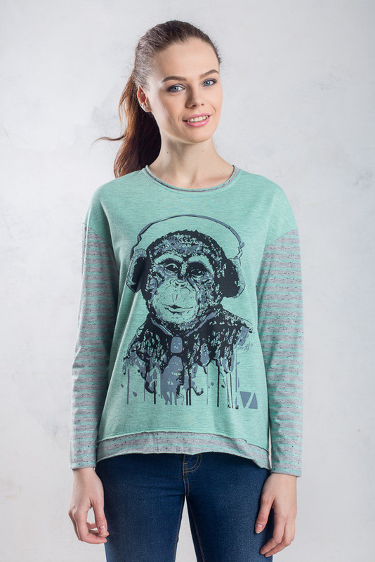 Свитшот VASILYEV Monkey Woman Нежно-зеленый, Свитшот VASILYEV Monkey Woman S Нежно-зеленый
Свитшот VASILYEV Monkey Woman Нежно-зеленый, Свитшот VASILYEV Monkey Woman S Нежно-зеленый