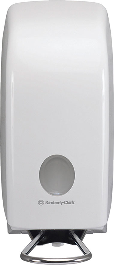 Дозатор для жидкого мыла KIMBERLY CLARK PROFESSIONAL Aquarius с локтевым приводом 1 л (6955)
Дозатор для жидкого мыла KIMBERLY CLARK PROFESSIONAL Aquarius с локтевым приводом 1 л (6955)