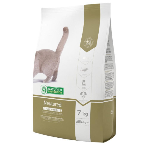 Сухой корм Natures Protection Sterilised Adult для стерилизованных котов от 1 до 8 кг, 7 кг
Сухой корм Natures Protection Sterilised Adult для стерилизованных котов от 1 до 8 кг, 7 кг