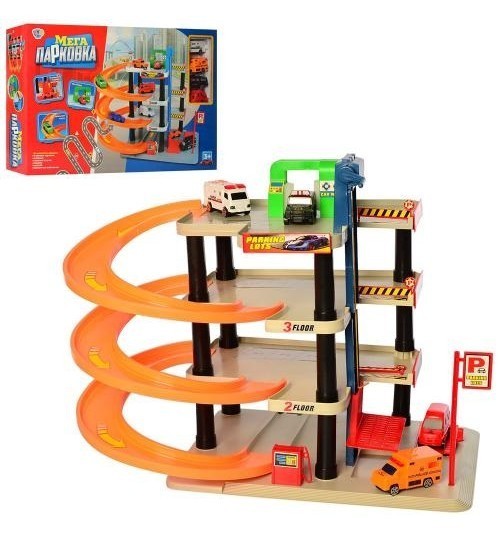 Трек - Гараж Limo Toy 0849, 4 этажа, лифт, Транспорт (4шт по 8 см), 64-39-13 см
Трек - Гараж Limo Toy 0849, 4 этажа, лифт, Транспорт (4шт по 8 см), 64-39-13 см