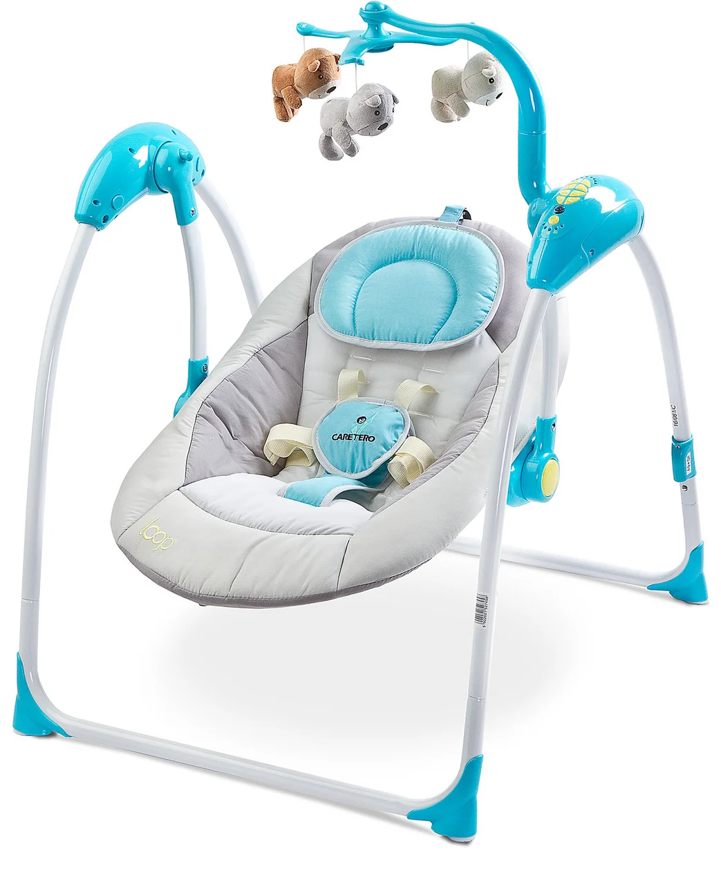 Кресло-качалка Caretero Loop Blue с пультом ДУ и режимом распознавания голоса + 5 скоростей качания и мобиль с игрушками
Кресло-качалка Caretero Loop Blue с пультом ДУ и режимом распознавания голоса + 5 скоростей качания и мобиль с игрушками