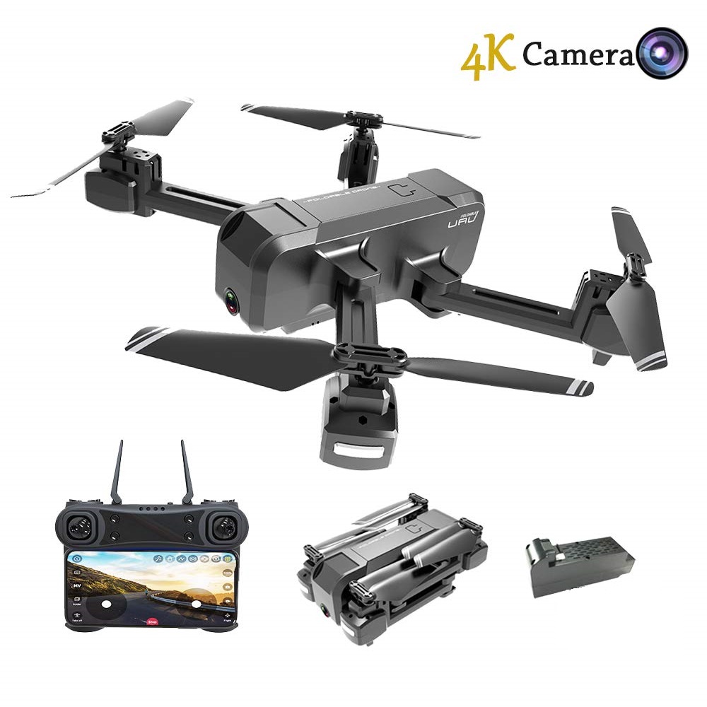 Складной Квадракоптер HSCOPTER с Wi-Fi FPV 4K камерой и 720P Черный (HS107)
Складной Квадракоптер HSCOPTER с Wi-Fi FPV 4K камерой и 720P Черный (HS107)