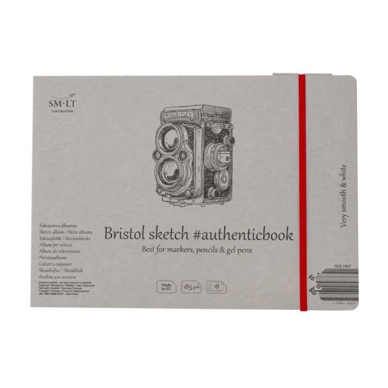Альбом для эскизов A5 Smiltainis AUTHENTIC (Bristol) 24,5x17,6см 185г/м2 гладкая 18л (4770644587651)
Альбом для эскизов A5 Smiltainis AUTHENTIC (Bristol) 24,5x17,6см 185г/м2 гладкая 18л (4770644587651)