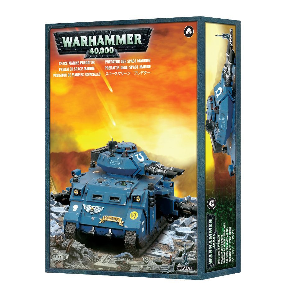 Настольная игра Games Workshop Вархаммер 40000 Хищник Космодесанта (Warhammer 40000: Space Marine Predator)
Настольная игра Games Workshop Вархаммер 40000 Хищник Космодесанта (Warhammer 40000: Space Marine Predator)