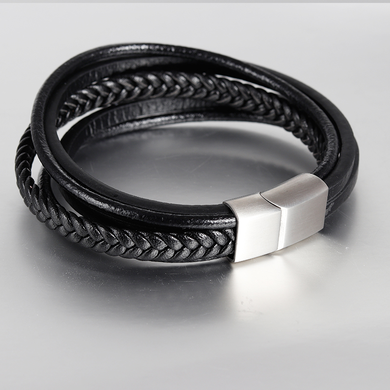Мужской кожаный браслет BroBand Five черный с светлой застежкой 20.5см (BB-FIVE-BLACK-SILVER-20-5-M)
Мужской кожаный браслет BroBand Five черный с светлой застежкой 20.5см (BB-FIVE-BLACK-SILVER-20-5-M)