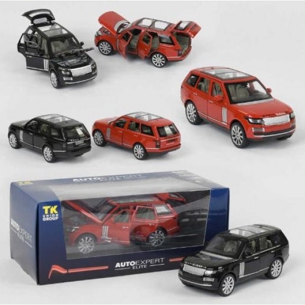 Машинка металлическая с открывающимися дверями TK Union Group "Range Rover" EL 1175 Черная, свет, звук
Машинка металлическая с открывающимися дверями TK Union Group "Range Rover" EL 1175 Черная, свет, звук