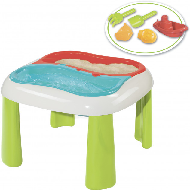 Игровой стол Smoby Toys 2 в 1 для игры с песком и водой с набором для песка (840107)
Игровой стол Smoby Toys 2 в 1 для игры с песком и водой с набором для песка (840107)