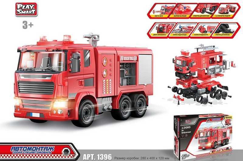 Спецтехника 1396 (12) Play Smart, 99 деталей, свет, звук, в коробке
Спецтехника 1396 (12) Play Smart, 99 деталей, свет, звук, в коробке