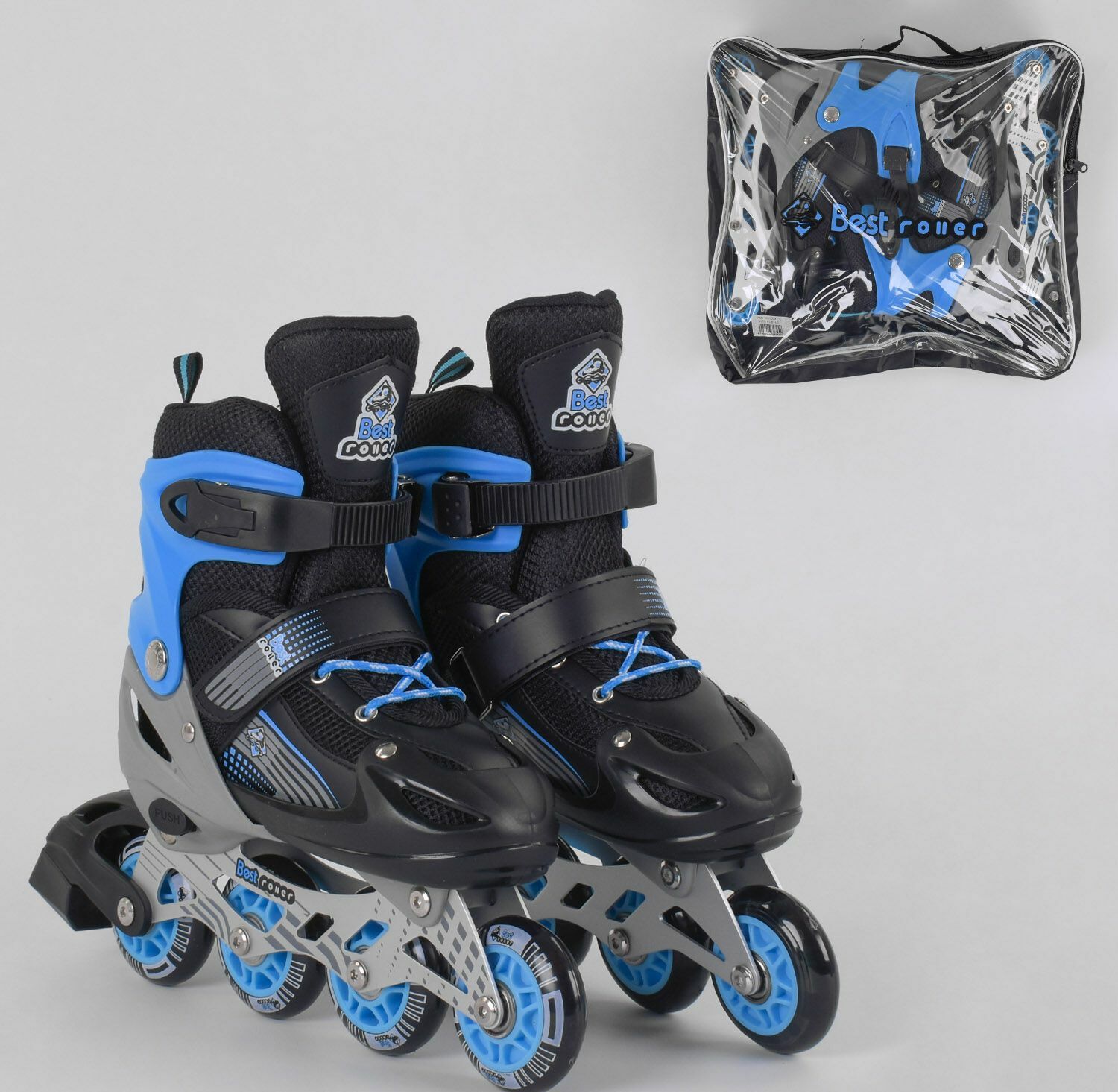 Раздвижные роликовые коньки с мягким ботинком, светятся колеса 20045-S Best Roller, (размер 30-33) цвет синий
Раздвижные роликовые коньки с мягким ботинком, светятся колеса 20045-S Best Roller, (размер 30-33) цвет синий