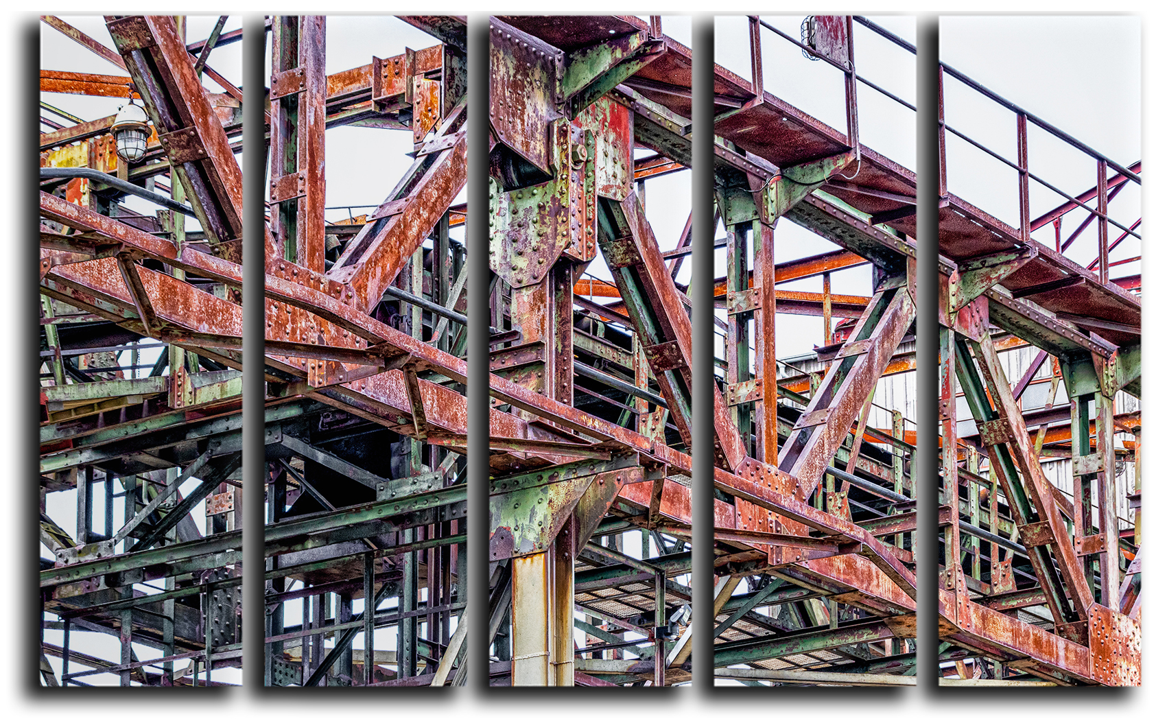 Модульная картина на холсте из 5 частей Индастриал конструкции строительство Hotel Arizona HD 89 см x 140 см 
Модульная картина на холсте из 5 частей Индастриал конструкции строительство Hotel Arizona HD 89 см x 140 см