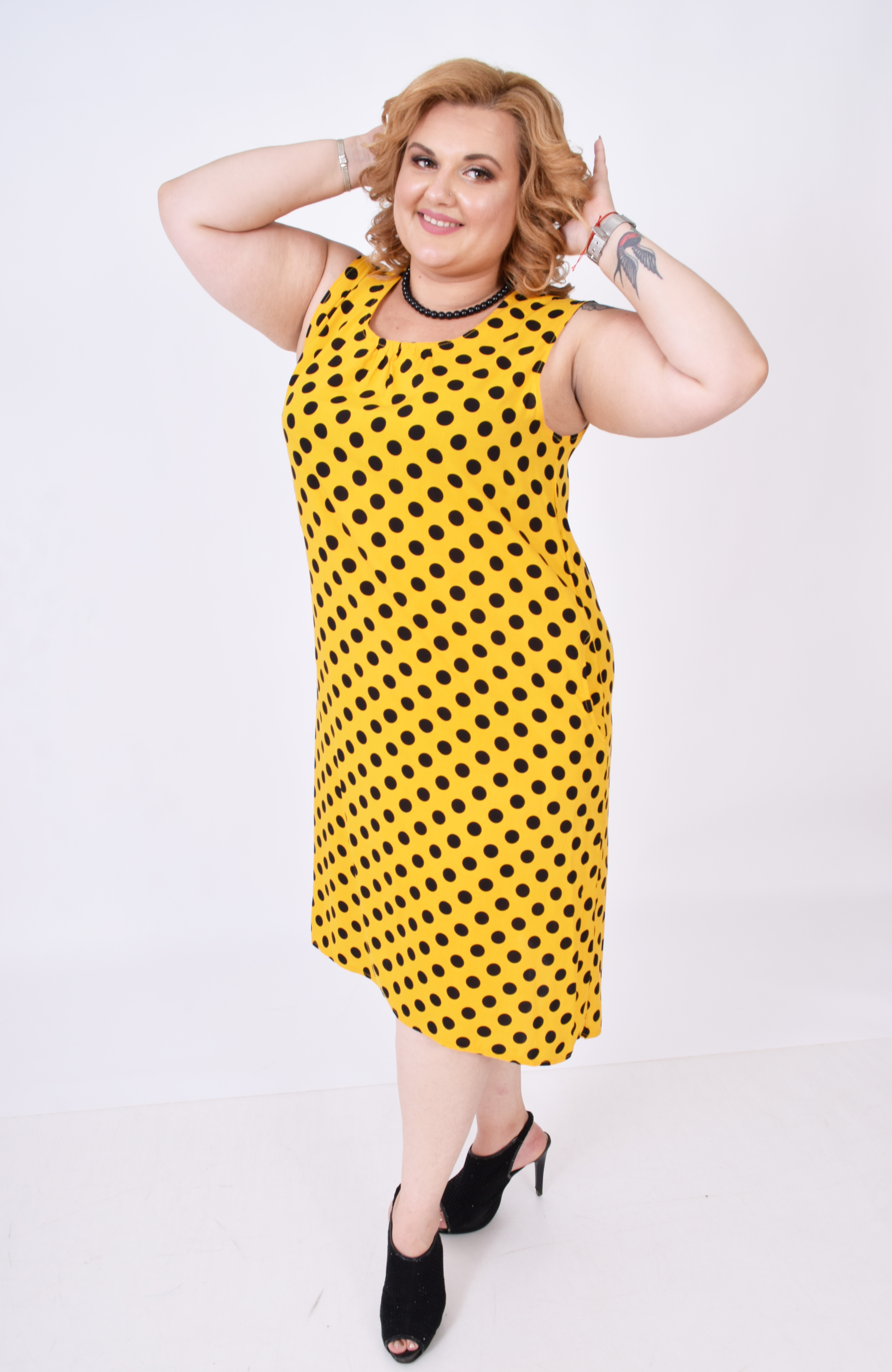 Женский сарафан Lady Look в горох 8141 сине-желтый, Женский сарафан Lady Look в горох 8141 сине-желтый 50
Женский сарафан Lady Look в горох 8141 сине-желтый, Женский сарафан Lady Look в горох 8141 сине-желтый 50