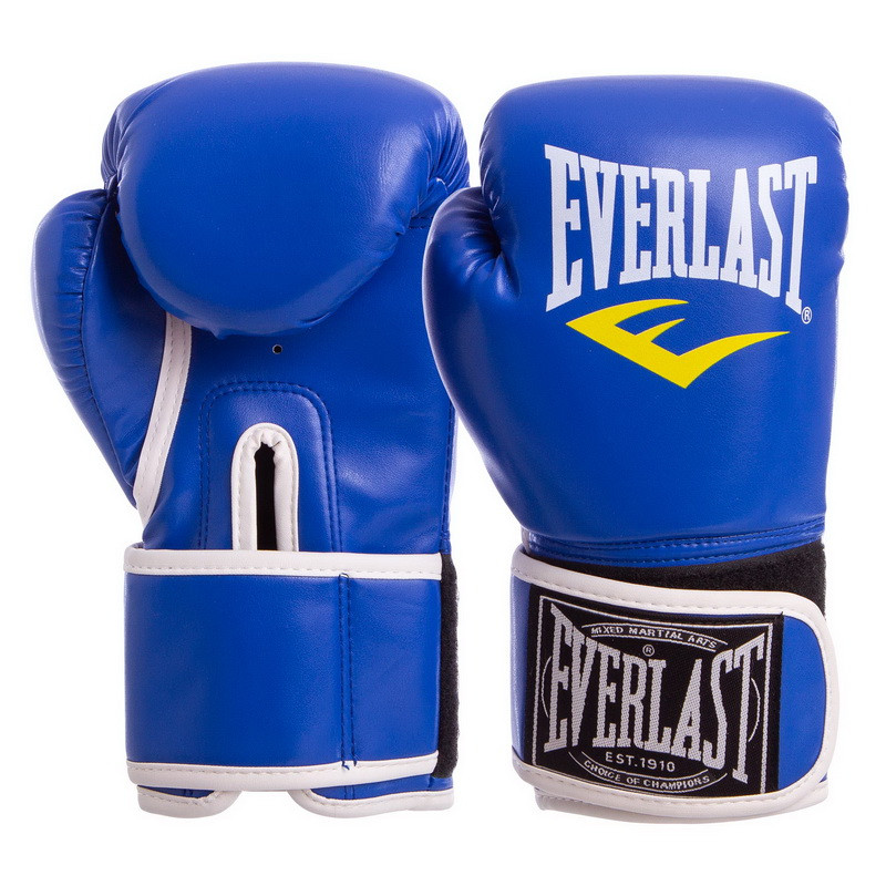 Перчатки для бокса и единоборств на липучке Everlast Champ 3987 синий-белый 12 унций
Перчатки для бокса и единоборств на липучке Everlast Champ 3987 синий-белый 12 унций