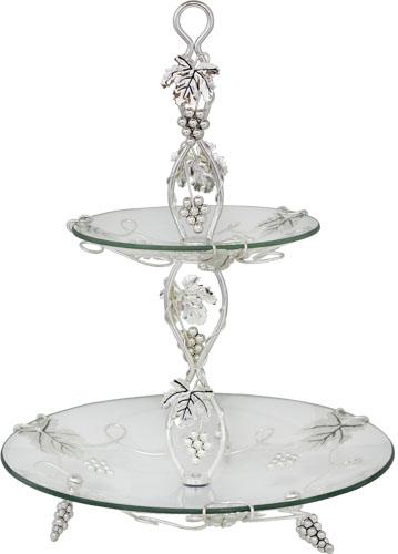 Фруктовница Grapes круглая 2-х ярусная декоративная 30х20х39см S&T (Р01632310002)
Фруктовница Grapes круглая 2-х ярусная декоративная 30х20х39см S&T (Р01632310002)