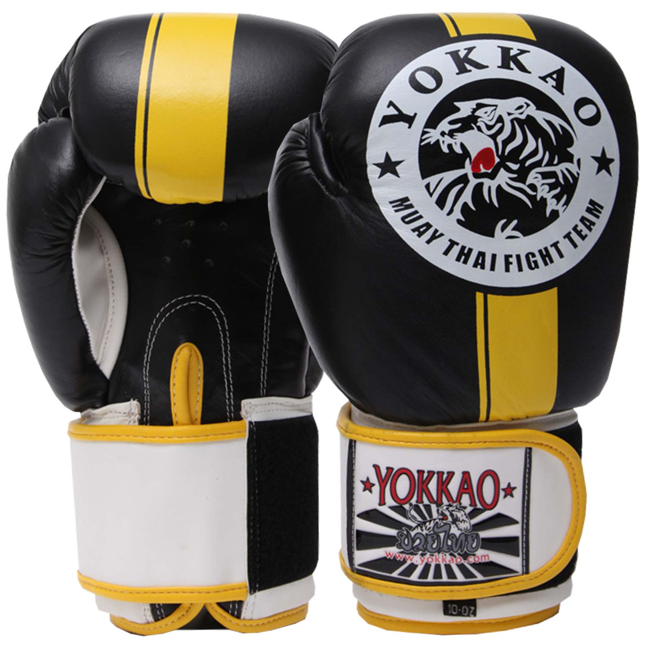 Перчатки для бокса и единоборств кожаные YOKKAO Champ YK016 Black-Yellow-White 14 унций
Перчатки для бокса и единоборств кожаные YOKKAO Champ YK016 Black-Yellow-White 14 унций