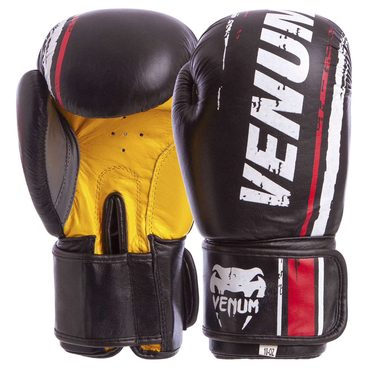 Перчатки для бокса и единоборств Venum Champ кожаные 6749 Black-Yellow-White 12 унций
Перчатки для бокса и единоборств Venum Champ кожаные 6749 Black-Yellow-White 12 унций
