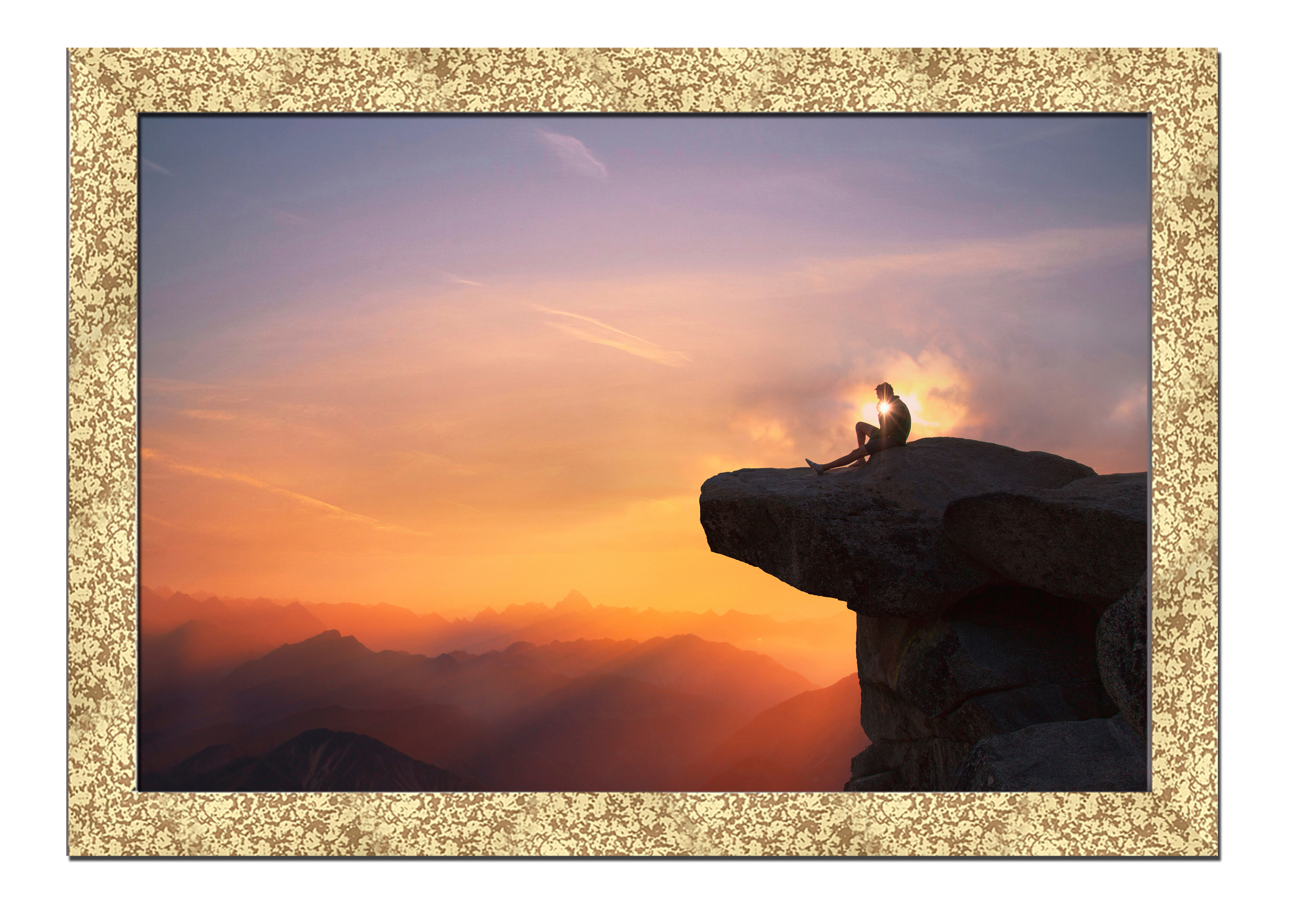 Golden frame картина на файн-арт бумаге закат на горе природа пейзаж ландшафт Hotel Arizona HD 31 см x 41 см 
Golden frame картина на файн-арт бумаге закат на горе природа пейзаж ландшафт Hotel Arizona HD 31 см x 41 см