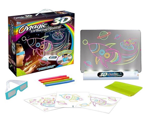 3Д доска для рисования Magic Drawing Board Игровой набор с 3D эффектом и очками (148861241)
3Д доска для рисования Magic Drawing Board Игровой набор с 3D эффектом и очками (148861241)