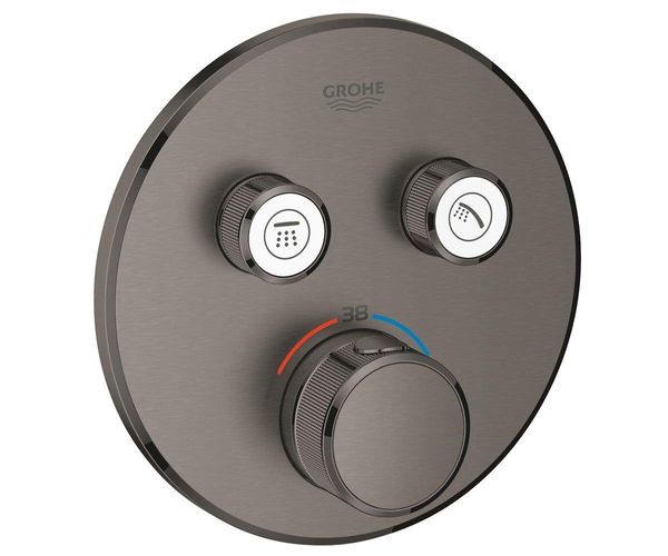 Cмеситель скрытого монтажа с термостатом GROHE коричневый GROHTHERM SMARTCONTROL латунь 29119000
Cмеситель скрытого монтажа с термостатом GROHE коричневый GROHTHERM SMARTCONTROL латунь 29119000