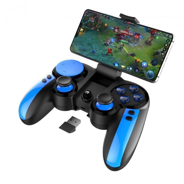 Универсальный беспроводной геймпад IPEGA PG-9090 Джойстик для игр Bluetooth Синий с черным iOS, Android, PC, Smart TV (891114)
Универсальный беспроводной геймпад IPEGA PG-9090 Джойстик для игр Bluetooth Синий с черным iOS, Android, PC, Smart TV (891114)