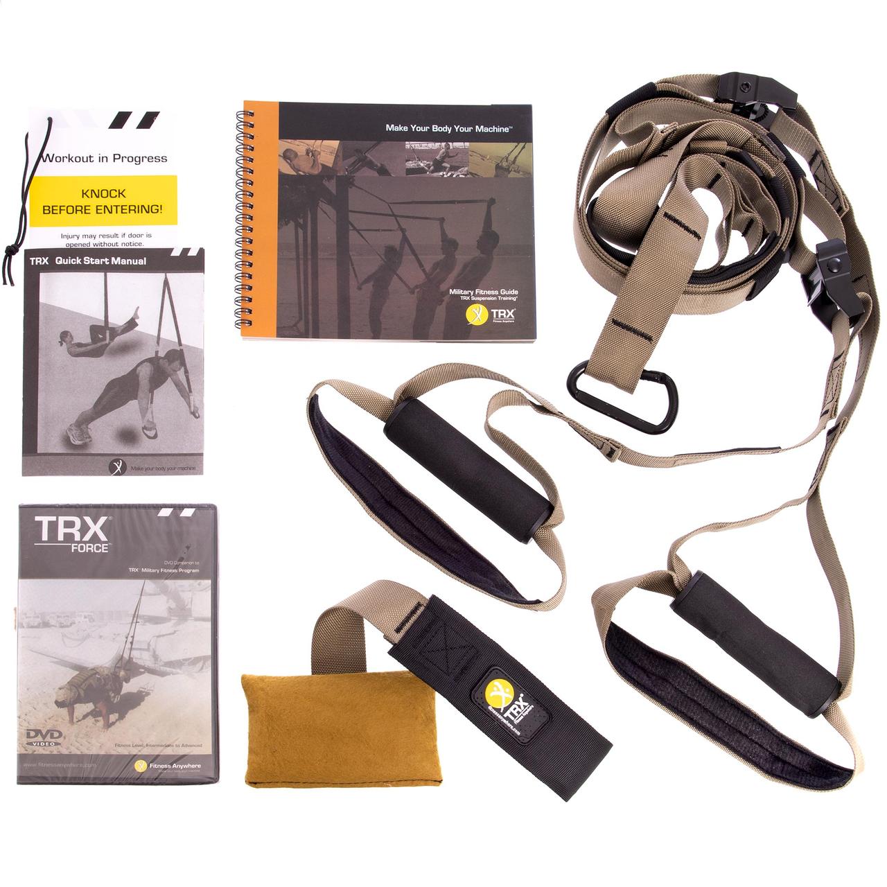 Петли TRX функциональный тренажер KIT FORCE T1 (петли подвесные, дверное крепление, DVD, сумка, хаки)
Петли TRX функциональный тренажер KIT FORCE T1 (петли подвесные, дверное крепление, DVD, сумка, хаки)