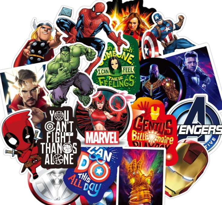 Набор виниловых наклеек (стикеров) Jsstore Супергерои Marvel Стикербомбинг на авто телефон ноутбук стену 130 шт
Набор виниловых наклеек (стикеров) Jsstore Супергерои Marvel Стикербомбинг на авто телефон ноутбук стену 130 шт