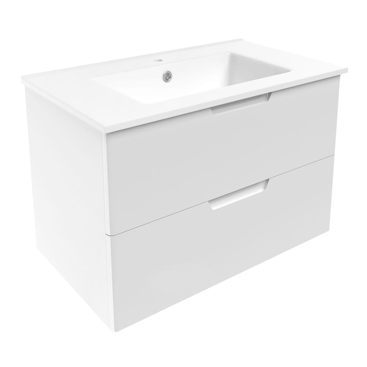 Комплект мебели Volle LIBRA 80см белый: тумба подвесная, 2 ящика + умывальник накладной
Комплект мебели Volle LIBRA 80см белый: тумба подвесная, 2 ящика + умывальник накладной