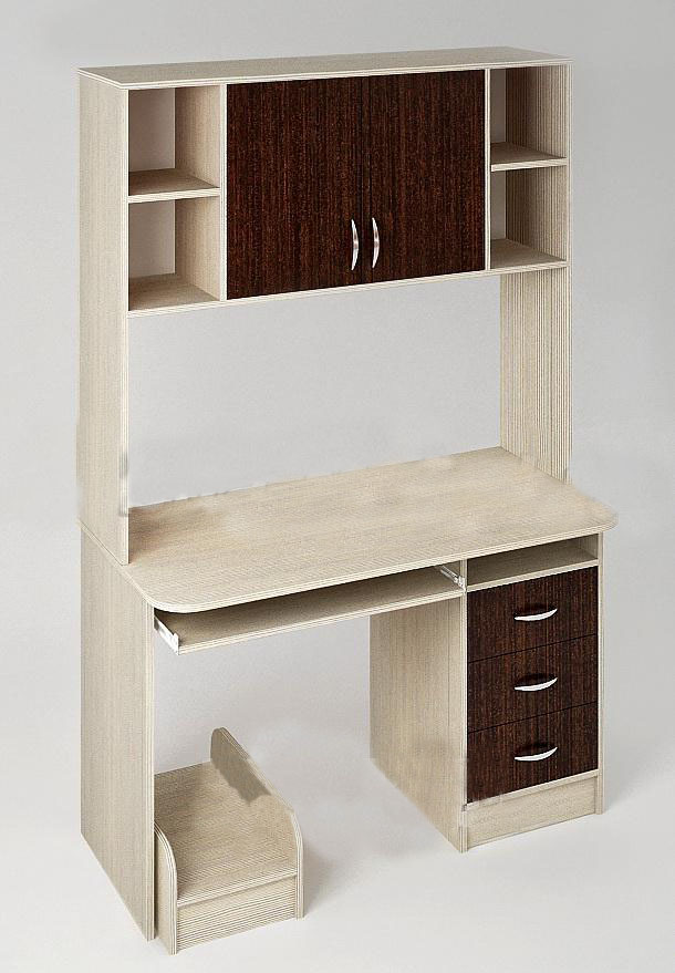 Стол компьютерный KidsBunkBed C-03/1 венге светлый венге темный 1850х1200х 480 мм
Стол компьютерный KidsBunkBed C-03/1 венге светлый венге темный 1850х1200х 480 мм